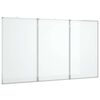 vidaXL Magnetisk tavle sammenleggbar 180x80x1,7 cm aluminium