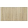 vidaXL Hengende TV-benk sonoma eik 60x30x30 cm