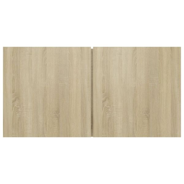 vidaXL Hengende TV-benk sonoma eik 60x30x30 cm