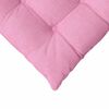 vidaXL Seteputer 2 pcs Rosa 40 x 40 x 6 cm stoff