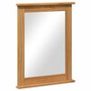 vidaXL Speil med speil VIGO Honning brun 55,5 x 5 x 70 cm Heltre furu