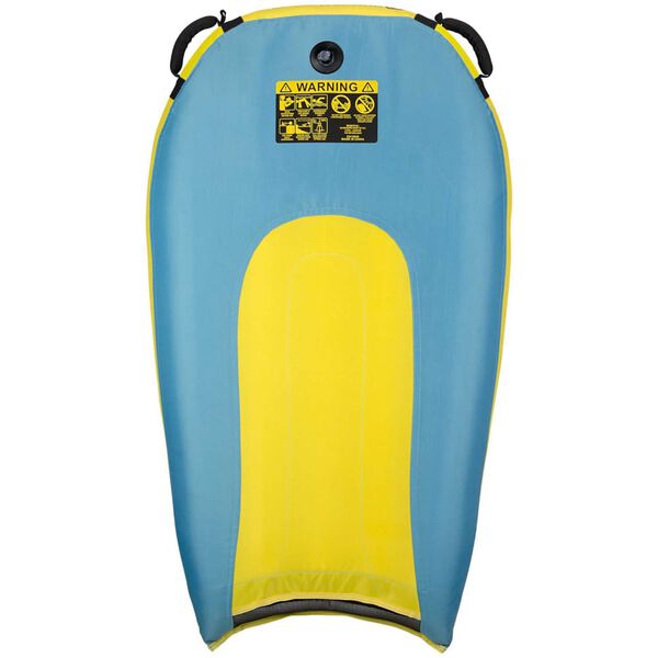 Waimea Oppbl&aring;sbart bodyboard Boogie Air gul og bl&aring; PVC 52WF-GEB-Uni