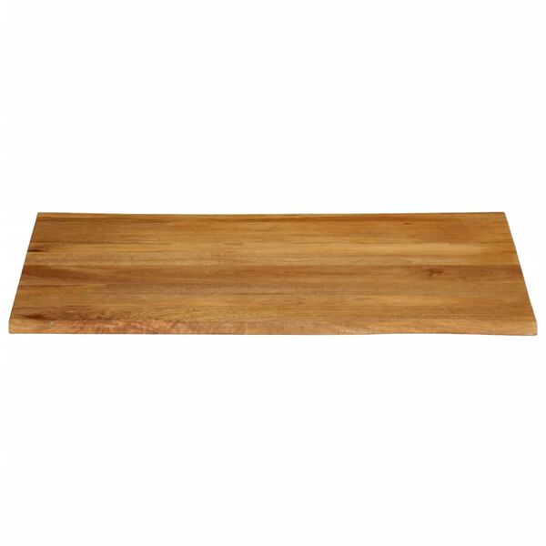 vidaXL Bordplate 100x80x2,5 cm naturlig kant heltre mango