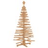 vidaXL Trekjuletr&aelig;r KOTKA 150 cm Heltre furu Brun Finish