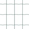 vidaXL Euro gjerde grønn 0,6 x 50 m PVC-belagt jern