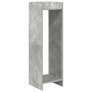 vidaXL Planteholder Betonggr&aring; 30 x 30 x 100 cm Konstruert tre