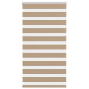vidaXL Sebragardin sandbrun 70x150 cm stoff bredde 65,9 cm polyester