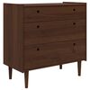 vidaXL Kommode BILBAO M&oslash;rk karamell 90 x 45 x 89 cm