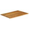 vidaXL Bordplate 100x80x3,8 cm naturlig kant heltre mango