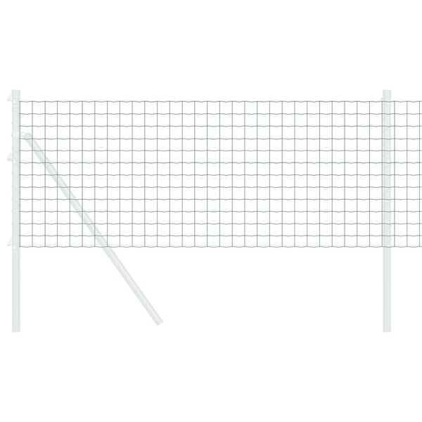 vidaXL Euro gjerde grønn 0.6 x 10 m PVC-belagt jern