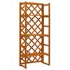 vidaXL Plantestativ med espalier oransje 60x30x140 cm heltre gran
