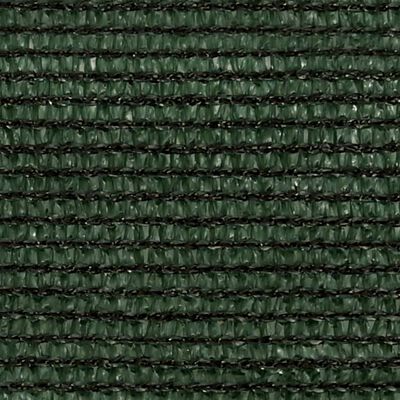 vidaXL Solseil 160 g/m² mørkegrønn 3,6x3,6x3,6 m HDPE