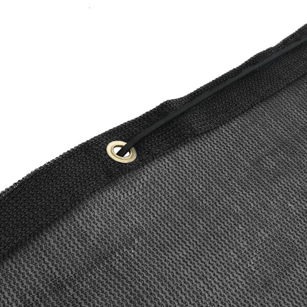 vidaXL Tilhengernett HDPE 1,5x2,7 m svart