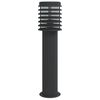 vidaXL Utend&oslash;rs gulvlampe svart 60 cm rustfritt st&aring;l