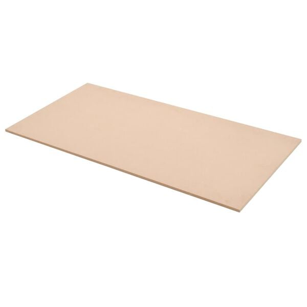 vidaXL Bordplater MDF 2 stk rektangul&aelig;r 120x60 cm 12 mm