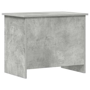 vidaXL Oppbevaringskiste Betonggr&aring; 60 x 40 x 50 cm Konstruert tre