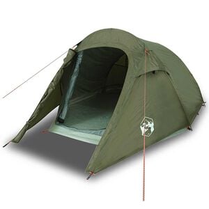 vidaXL Tunneltelt for camping 3 personer olivengr&oslash;nn vanntett