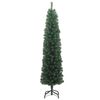 vidaXL Kunstig juletre med 300 LED gr&oslash;nn 240 cm PVC og st&aring;l og plast