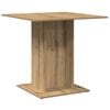 vidaXL Spisebord artisan eik 80x80x75 cm konstruert tre