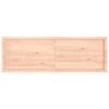 vidaXL Bordplate 160x50x(2-6) cm ubehandlet heltre eik naturlig kant