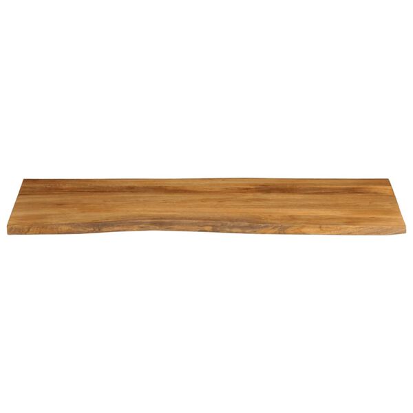 vidaXL Bordplate 140x60x2,5 cm naturlig kant heltre mango