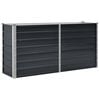 vidaXL H&oslash;ybed antrasitt 160x40x77 cm galvanisert st&aring;l