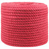 vidaXL Jute tau 10 mm R&oslash;d 100% Tossa jute
