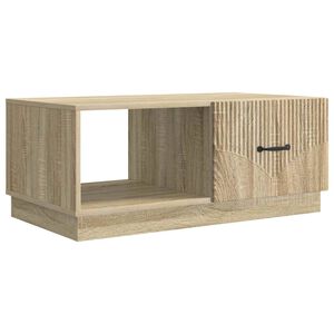 vidaXL Kaffebord Sonoma eik 90 x 50 x 37 cm Konstruert tre