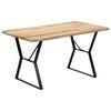 vidaXL Spisebord 140x80x76 cm heltre mango