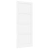 vidaXL Innvendig D&oslash;r 93 x 232 cm Kryssfin&eacute;r Hvit