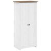 vidaXL Garderobeskap hvit 80x50x171,5 cm heltre furu Panama Range