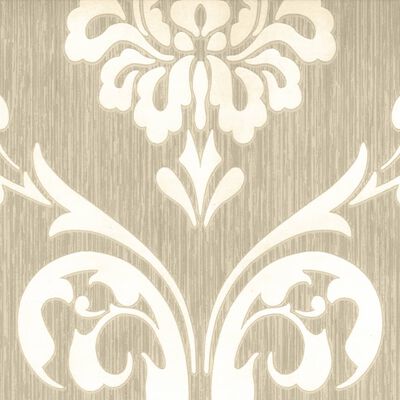 DUTCH WALLCOVERINGS Veggpanel ornament brun og hvit 13110-30
