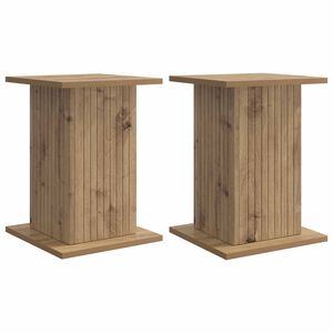 vidaXL Planteholder 2 pcs Artisan eik 30,5 x 30 x 43 cm Konstruert tre
