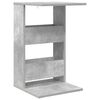 vidaXL Sidetabell Betonggr&aring; 40 x 35 x 60,5 cm Konstruert tre
