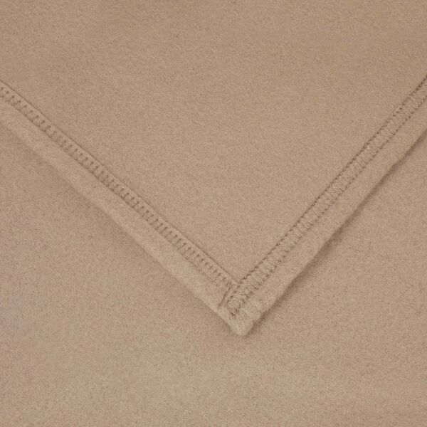 vidaXL Kastteppe Kamel 200 x 150 cm Fleece