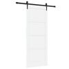 vidaXL Skyved&oslash;r ORKDAL 83 x 202 cm Heltre furu Hvit