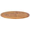 vidaXL Bordplate heltre teak 2,5 cm 80 cm