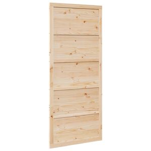 vidaXL L&aring;ved&oslash;r 100 x 2,5 x 208 cm Heltre furu Naturlig