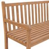 vidaXL Hjørnebenk for hage 185x185x90 cm heltre teak