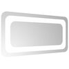 vidaXL Baderomsspeil med LED 40x20 cm