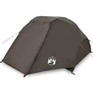vidaXL Campingtelt 5 personer brun vanntett