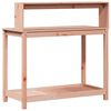 vidaXL Pottebord med hyller 108x50x109,5 cm heltre furu
