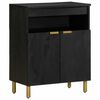 vidaXL Skjenk svart 60x33x75 cm konstruert tre