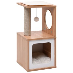 vidaXL Kattetre med klorematte i sisal 60 cm
