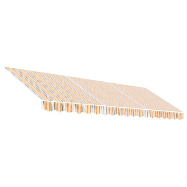 vidaXL Erstatningsduk for markise flerfarget stripe 4,5x3 m