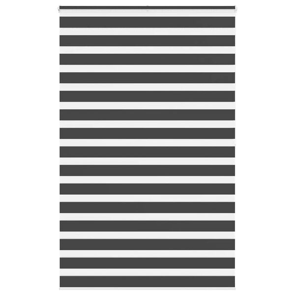 vidaXL Sebragardin svart 150x200 cm stoff bredde 145,9 cm polyester