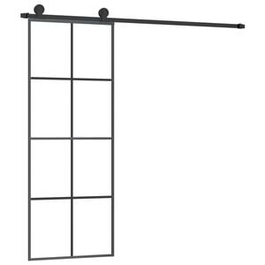 vidaXL Skyved&oslash;r med monteringssett 76x205 cm ESG glass og aluminium