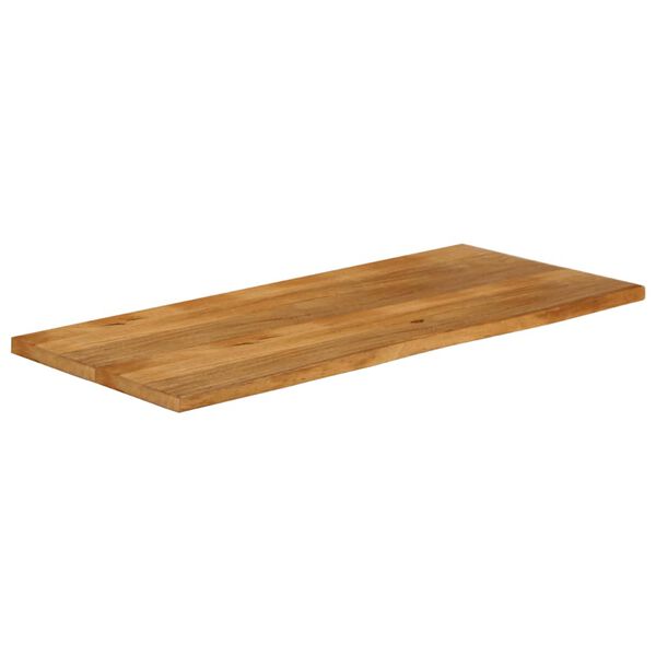 vidaXL Bordplate 140x60x3,8 cm naturlig kant heltre mango