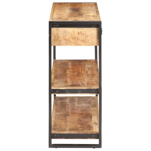 vidaXL Skjenk 120x30x75 cm grov heltre mango