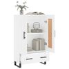 vidaXL Highboard hvit 69,5x31x115 cm konstruert tre